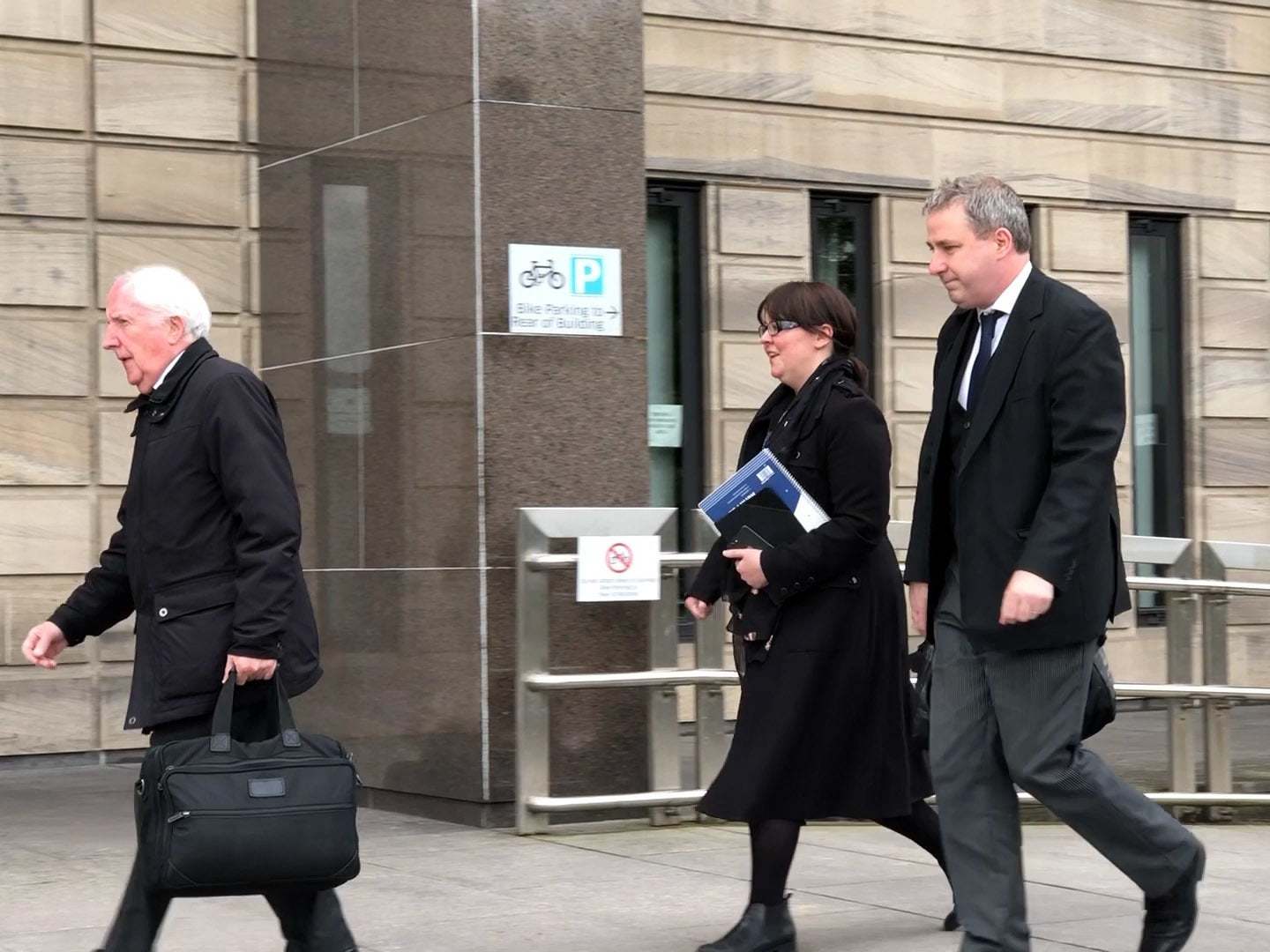 Former SNP MP Natalie McGarry arrives at Glasgow Sheriff Court on 6 June 2019 where she was jailed for 18 months for embezzling more than ££25,600.