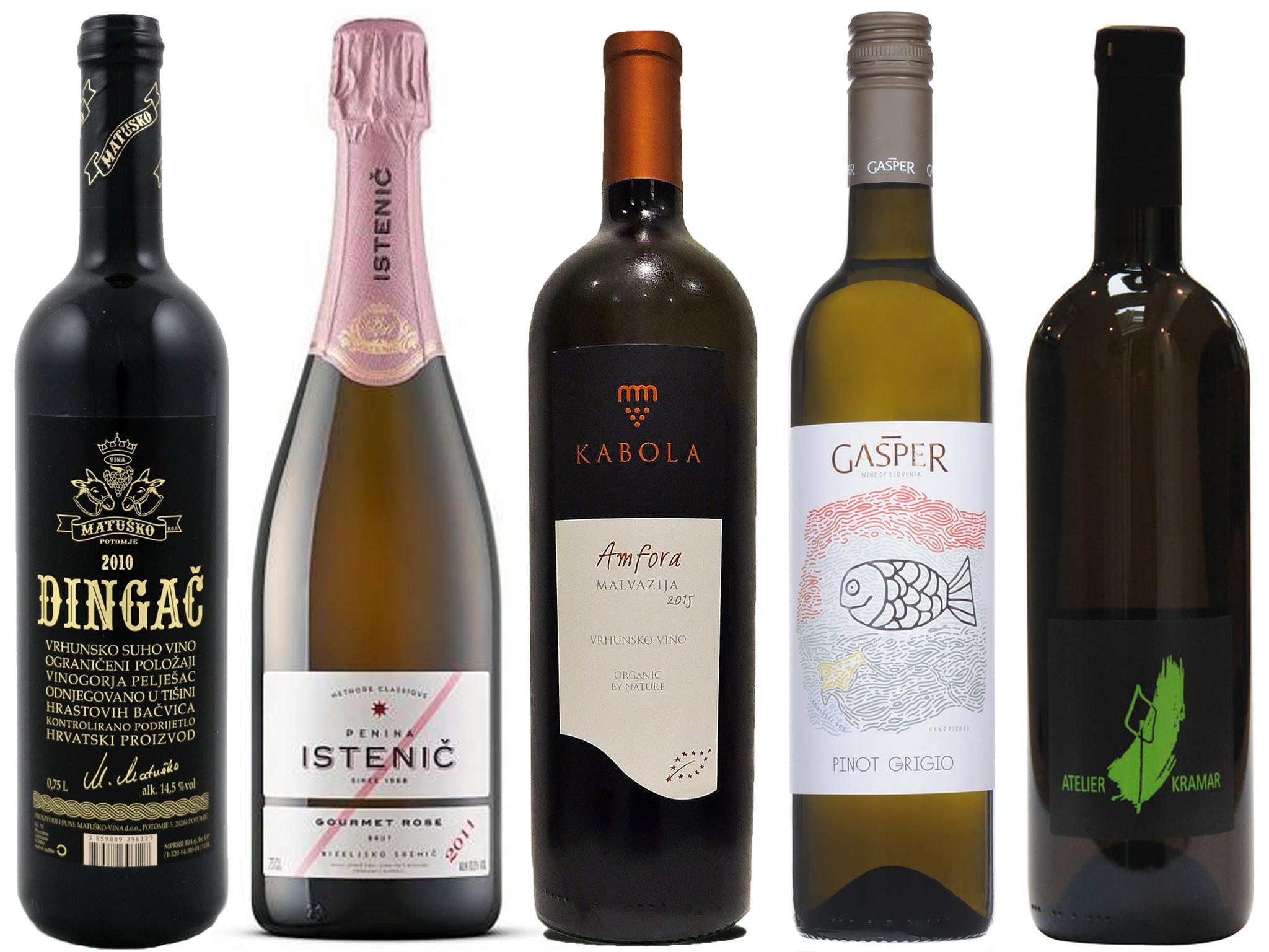 These wines are made from grapes such as grk, malvasia, rebula and plavac mali