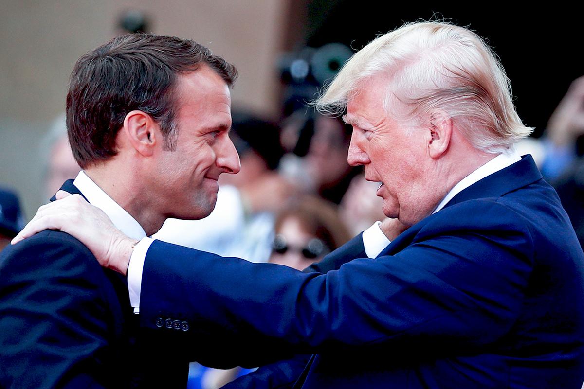 Trump visit: Emmanuel Macron says US ‘is never so great as ...