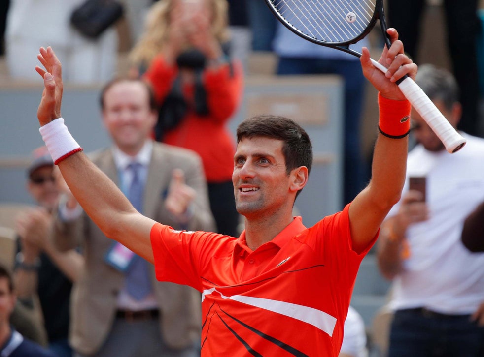 French Open 2019 Novak Djokovic Sets Up Roland Garros Rematch Against Dominic Thiem The Independent The Independent