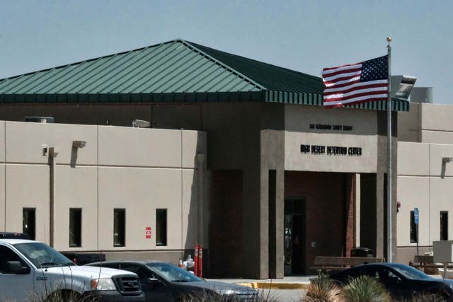The Adelanto Detention Center in California 