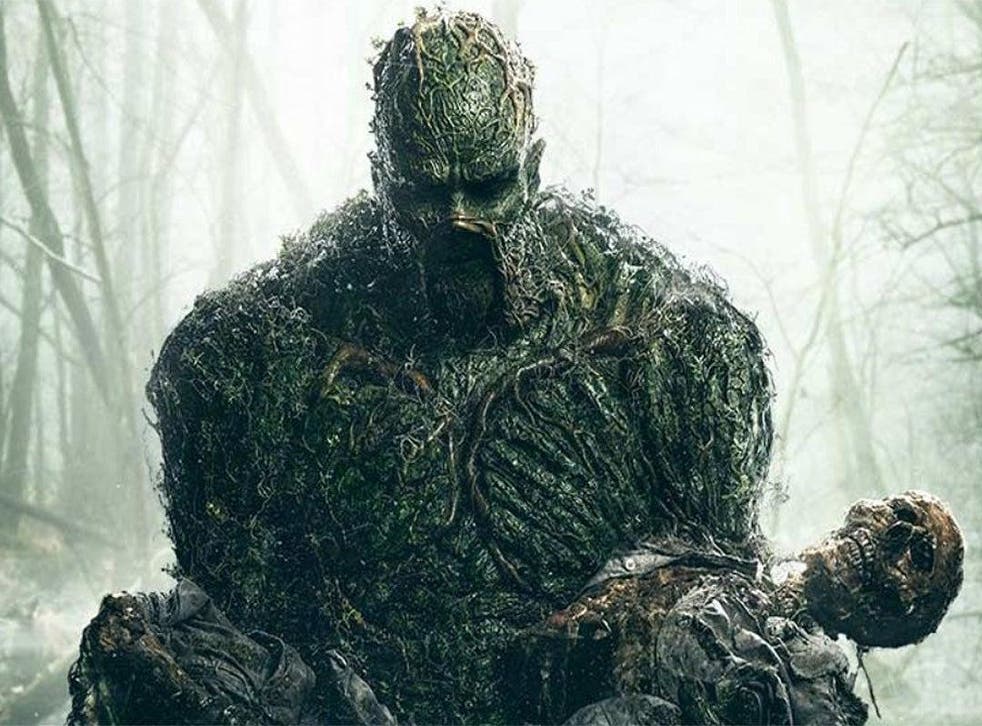 <p>Swamp Thing strikes a classic pose</p>