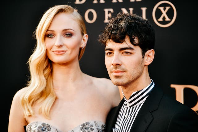 Sophie Turner and Joe Jonas attend the premiere of 20th Century Fox's "Dark Phoenix" at TCL Chinese Theatre on June 04, 2019 in Hollywood, California.