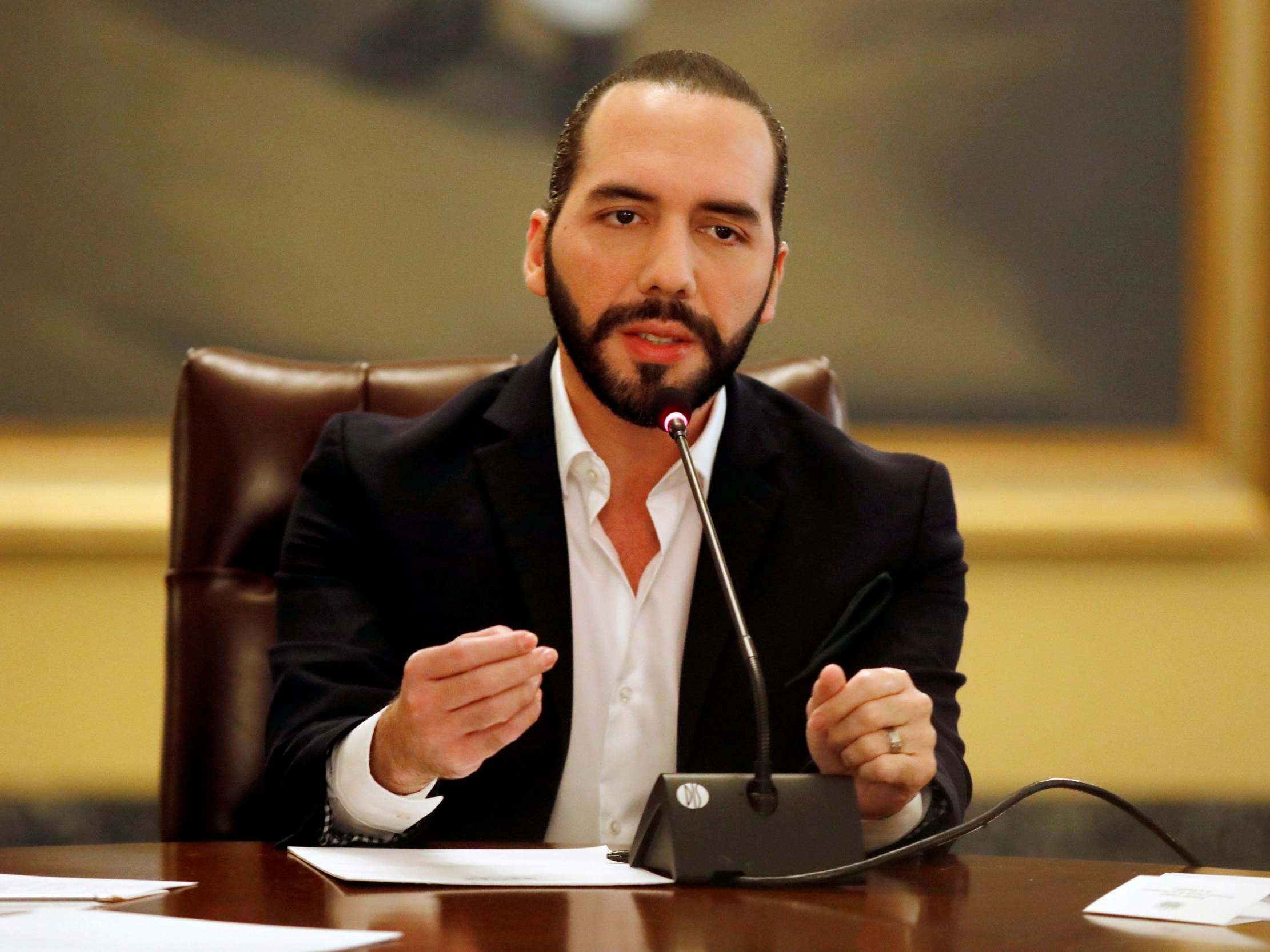 New Salvadoran president Nayib Bukele.