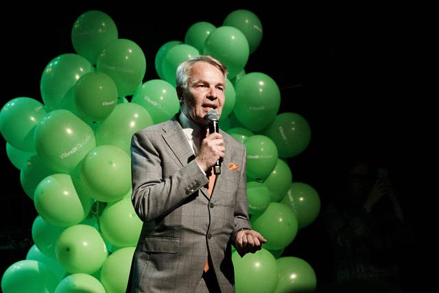 Pekka Haavisto, chairman of the Green League, is Finland’s new foreign minister