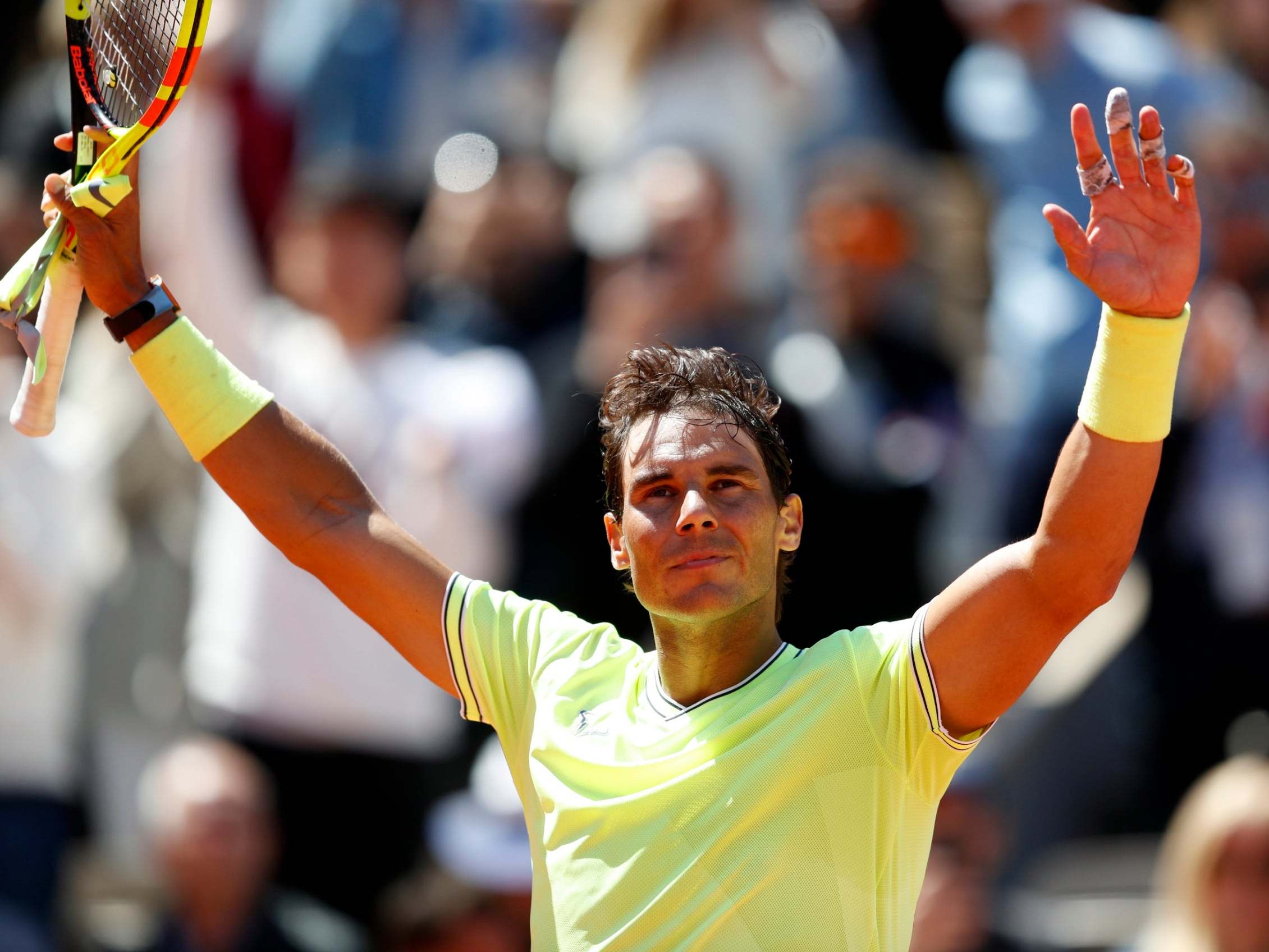 Rafael Nadal vs Roger Federer result: Spaniard into French Open final after breezing ...