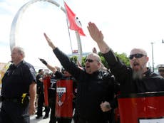 Fears of Charlottesville repeat as neo-nazis arrested before gun rally