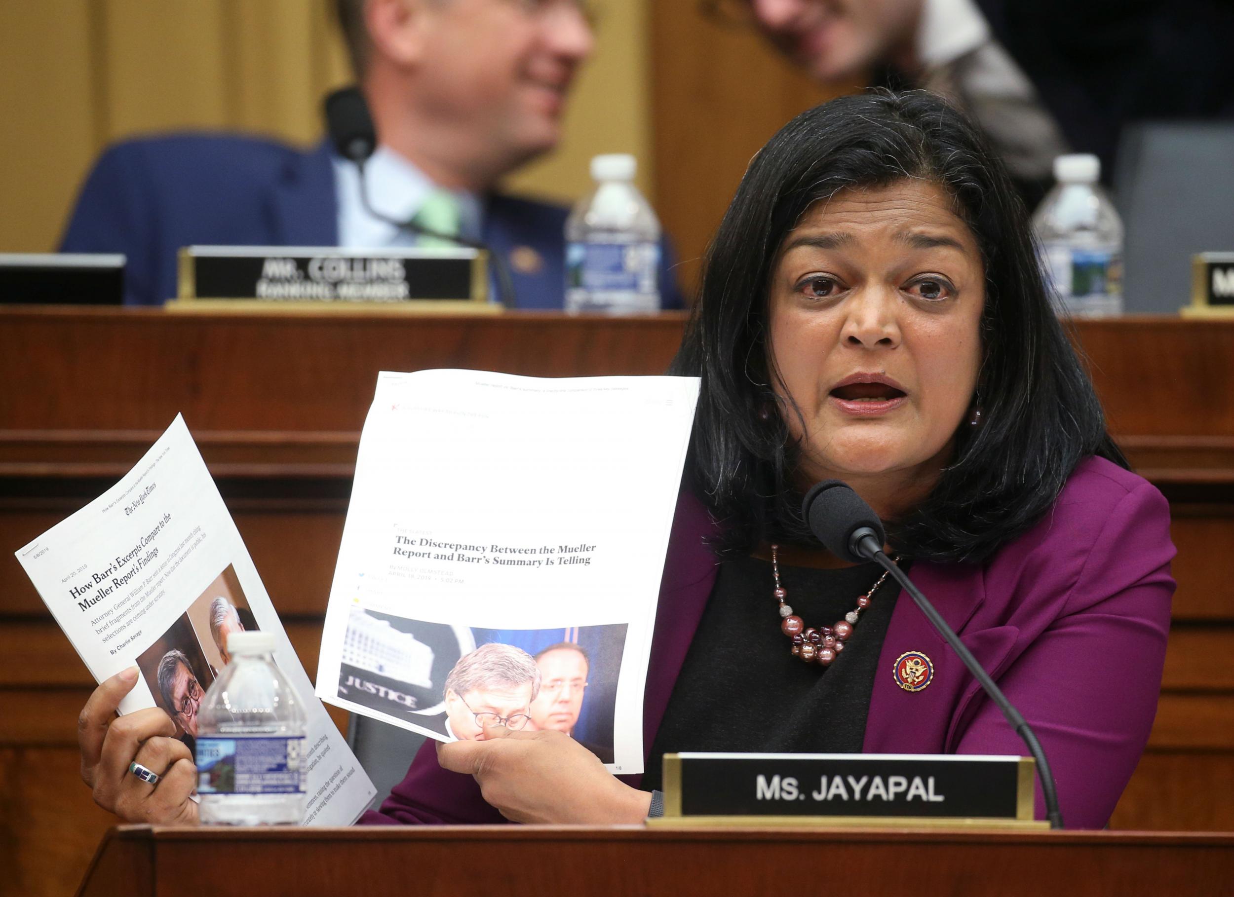 A member of the house judiciary committee, Jayapal supports impeaching the president