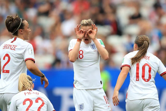 Ellen White made sure of the three points for England