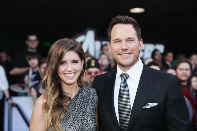 Katherine Schwarzenegger and Chris Pratt attend the Los Angeles World Premiere of Marvel Studios' "Avengers: Endgame" at the Los Angeles Convention Center on April 23, 2019 in Los Angeles, California.