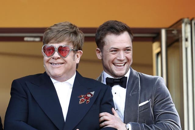 Rocketmen Elton John and Taron Egerton