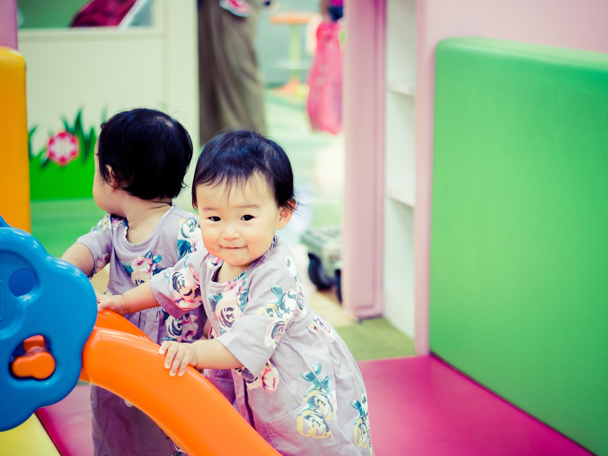 Mothers have to hunt desperately for a daycare place for their toddlers