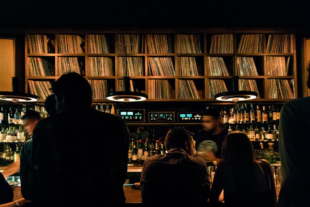 Gold Line, a vinyl bar in LA with a library of 8,000 records
