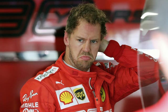 Sebastian Vettel was furious after his race victory was taken away