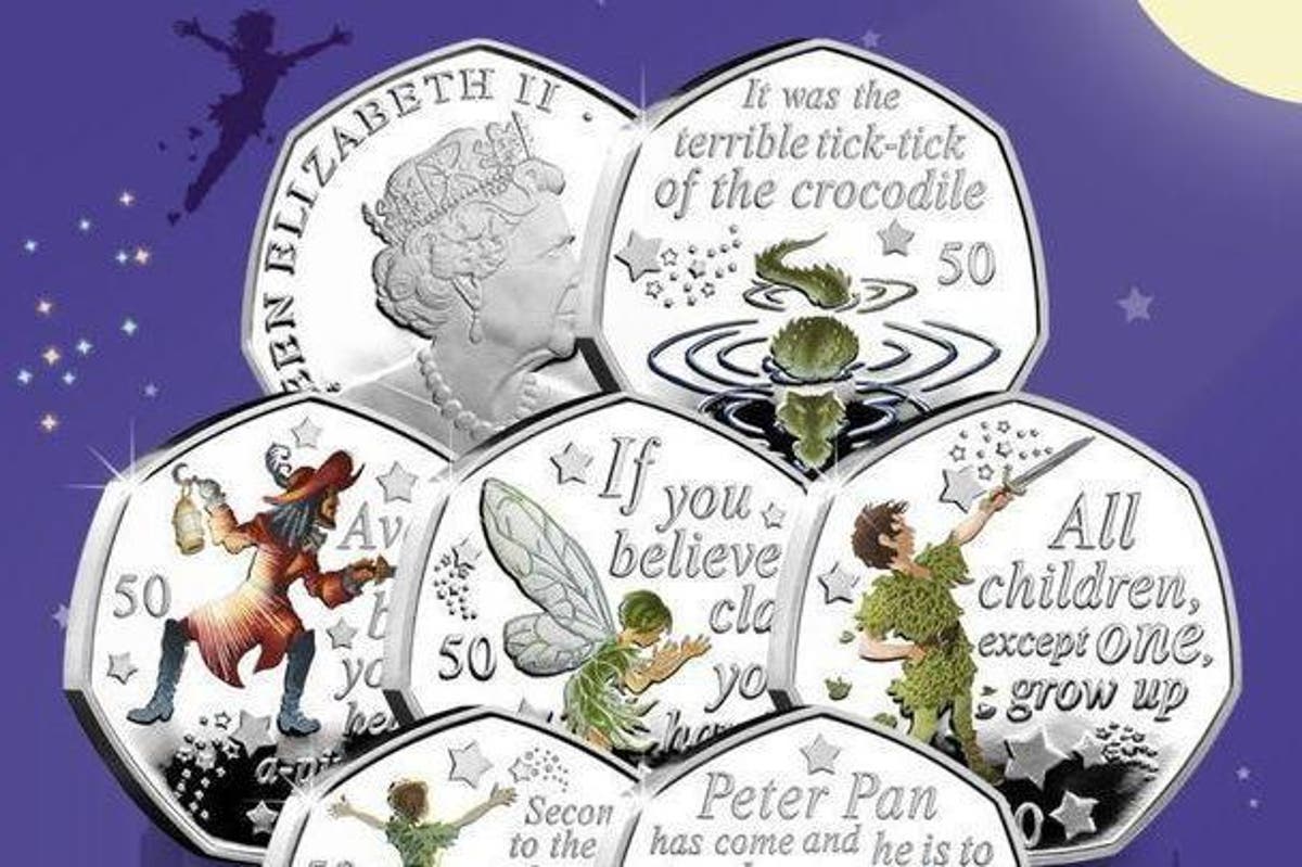 New 50p: Peter Pan coins that help raise money for Great Ormond Street Hospital launch today