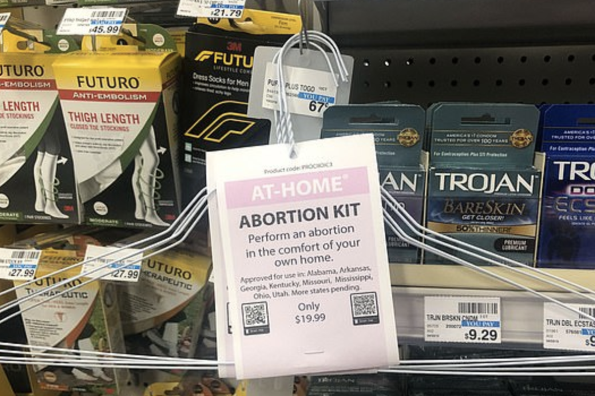 Artist puts wire hangers labelled 'at-home abortion kit' in pharmacies ...