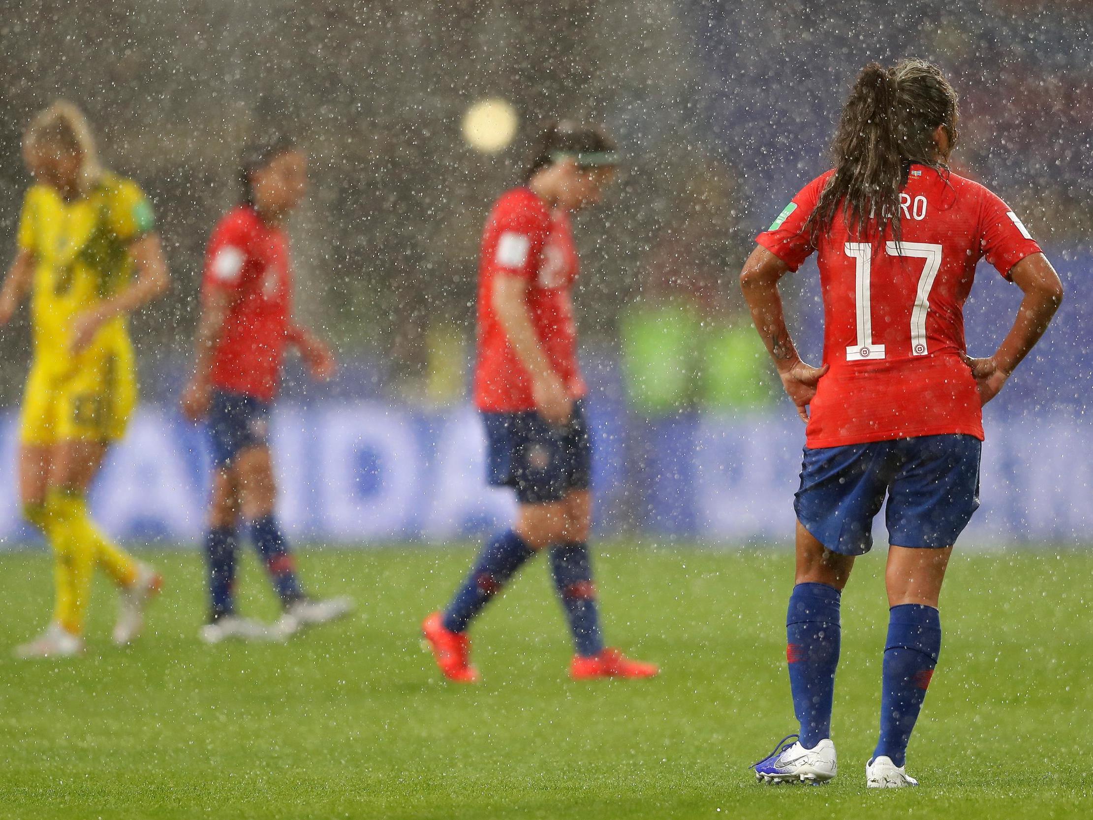 Women's World Cup 2019: Chile vs Sweden suspended after thunder and lightning in Rennes