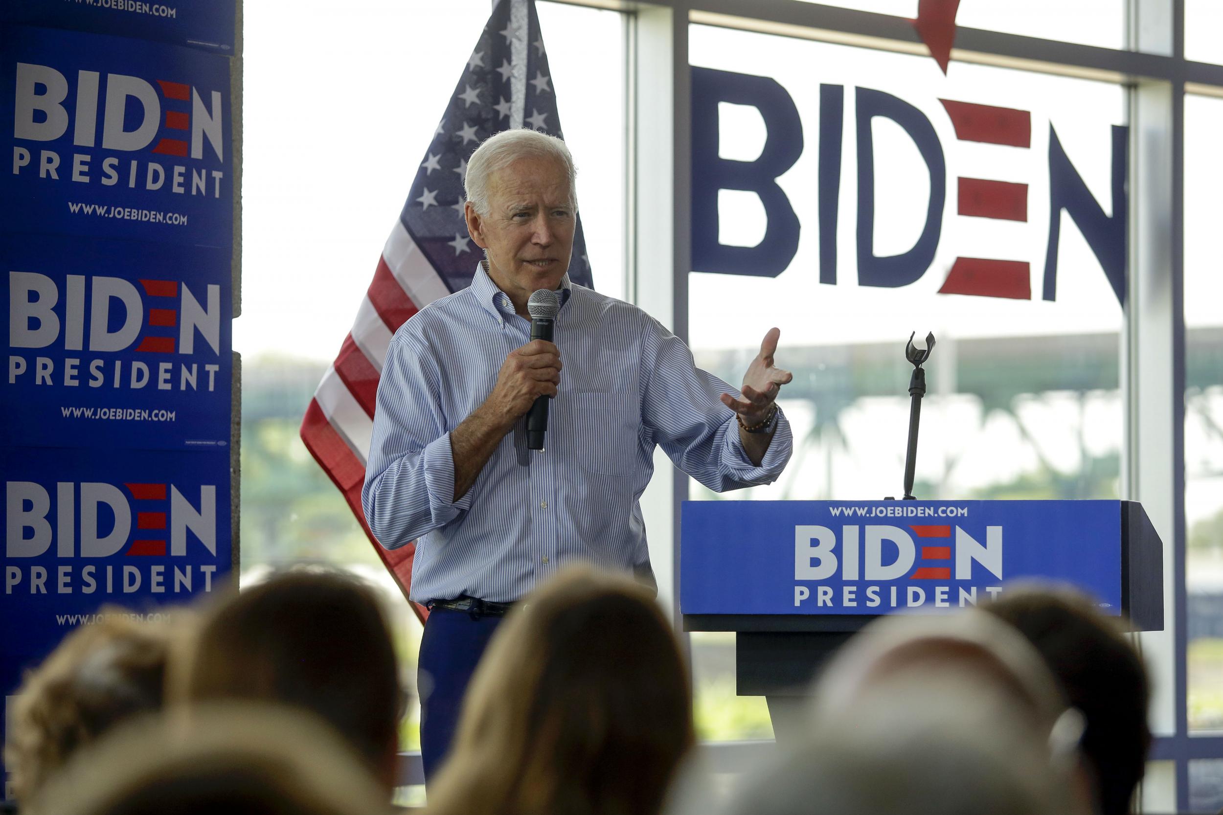 Mr Biden and Mr Trump’s main addresses took place at the precisely the same time