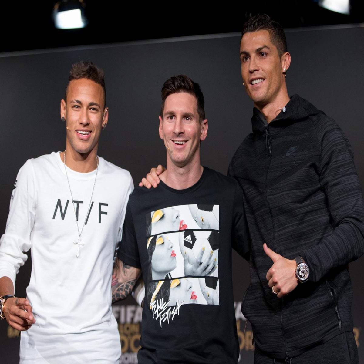 Ronaldo leads Top 10 famous athletes in the world, Messi No.3 & Neymar  No.4