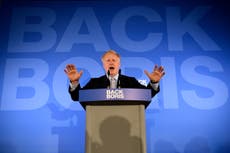 Johnson wins first round of Tory leadership elections by landslide