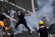 Hong Kong protesters defiant in face of police rubber bullets