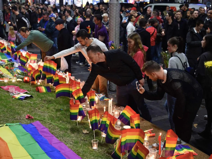 The LGBT+ community mourns after 49 people were killed at Pulse nightclub, Florida