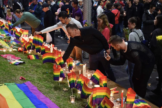 The LGBT+ community mourns after 49 people were killed at Pulse nightclub, Florida