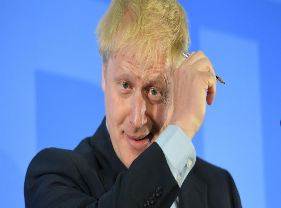 Boris Johnson during the launch of his campaign to become leader of the Conservative Party