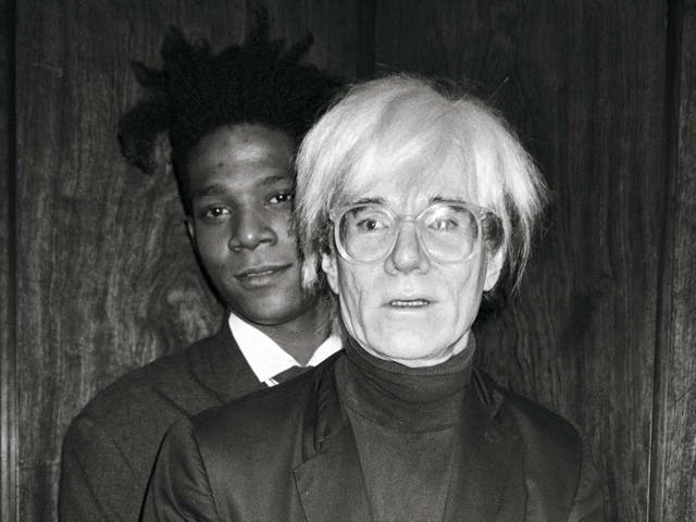 Basquiat and Warhol at the Rockefeller Centre, 19 September 1985