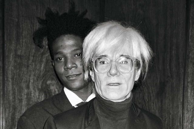 Basquiat and Warhol at the Rockefeller Centre, 19 September 1985