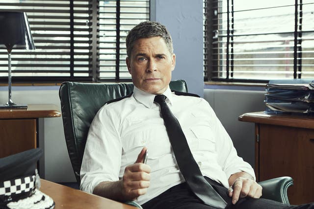 This is my serious face... Rob Lowe plays it straight as a US copper in Boston (no, not that one)