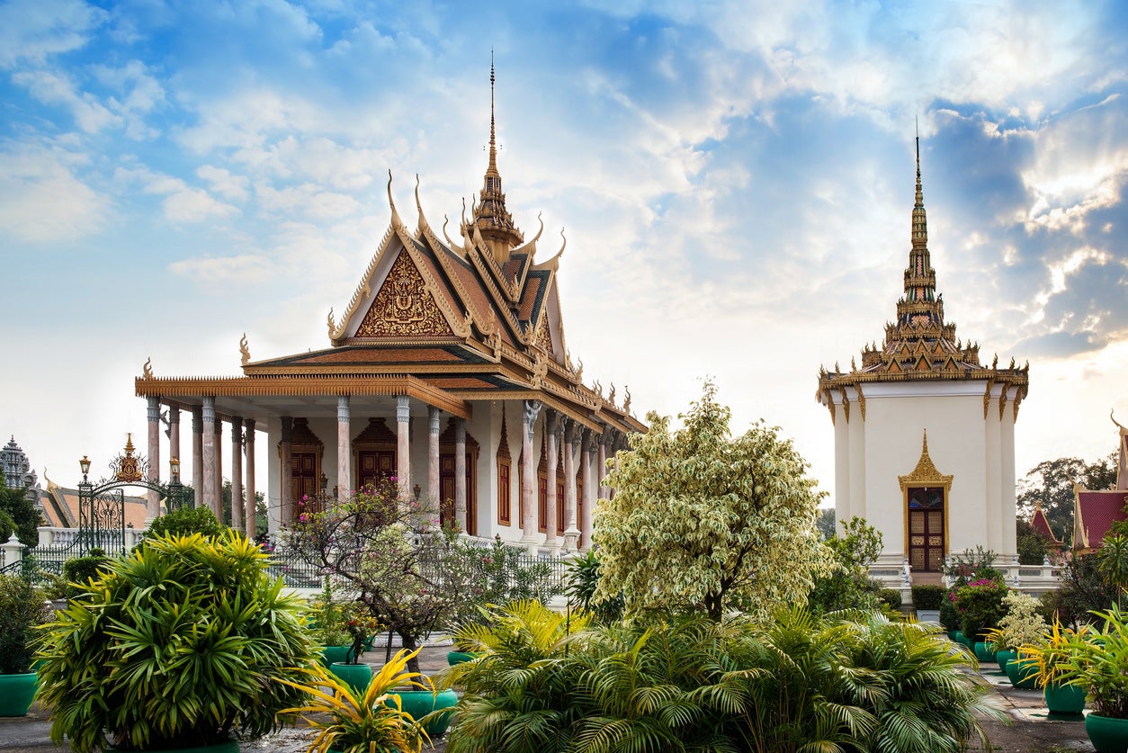 The Silver Pagoda in Phnom Penh