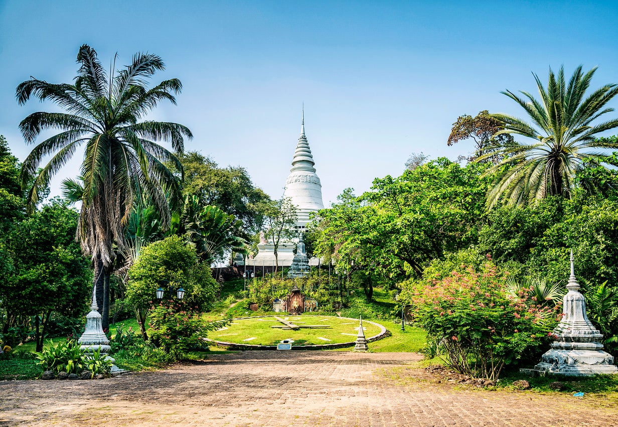 Myth has it that four Buddhas washed up at the site of Wat Phnom temple (Getty Images/iStockphoto)