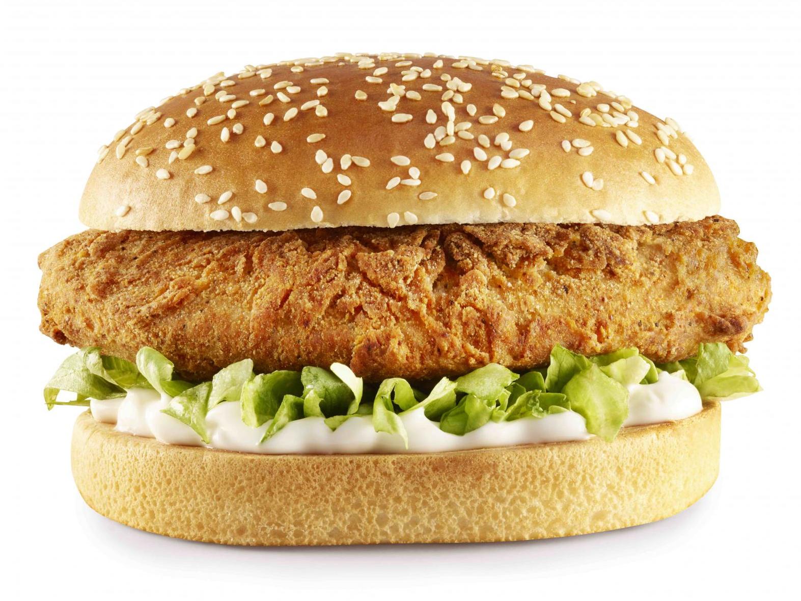 Vegan burger outlet kfc