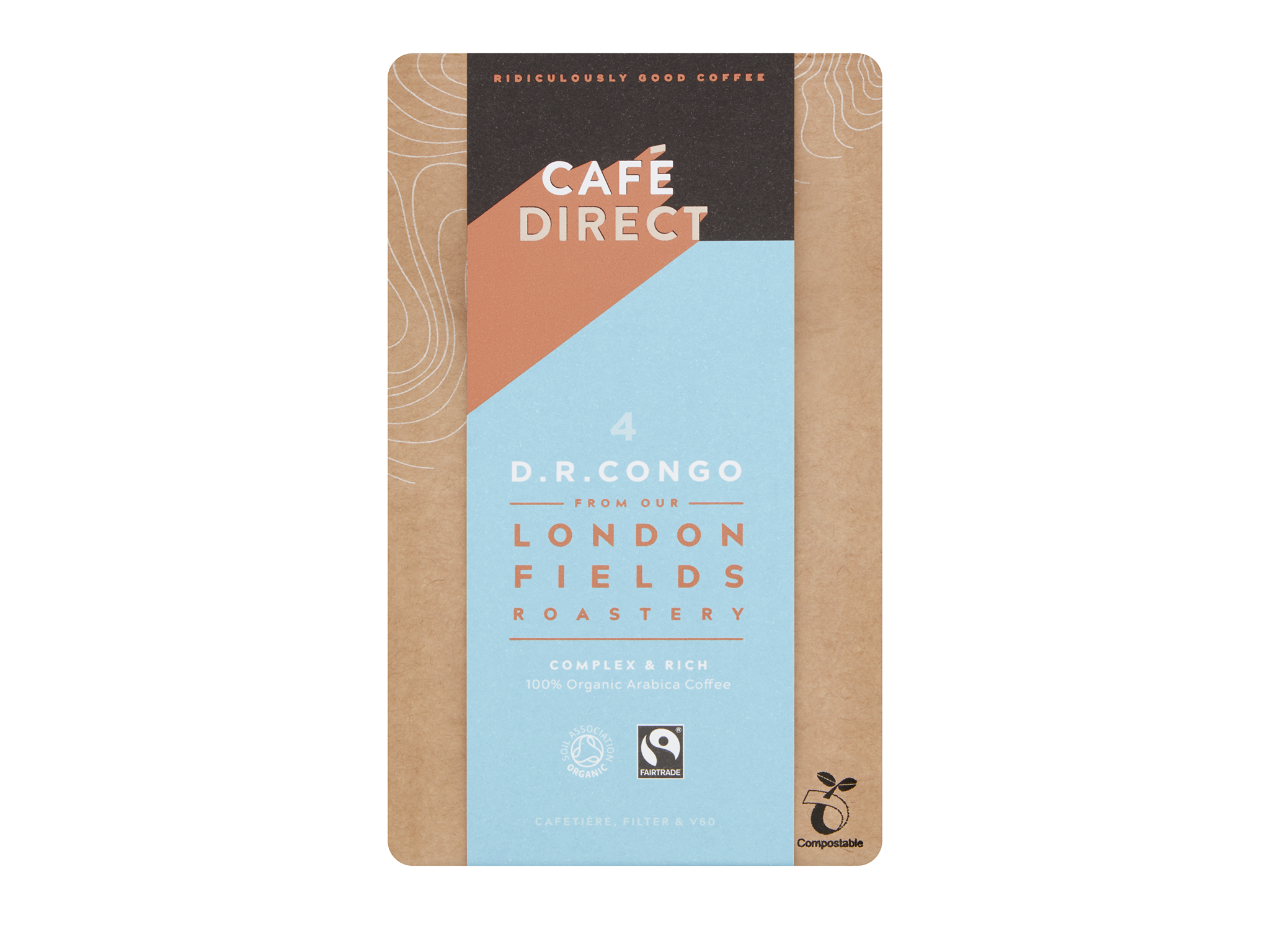 Cafe Direct packet of coffee