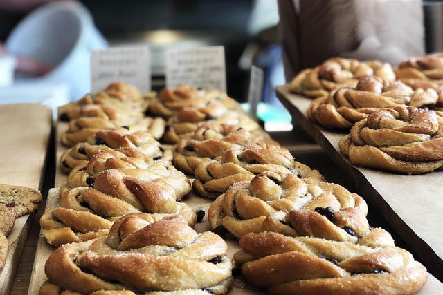 Showing off the dough: Landrace’s plaited cinnamon breakfast bun 