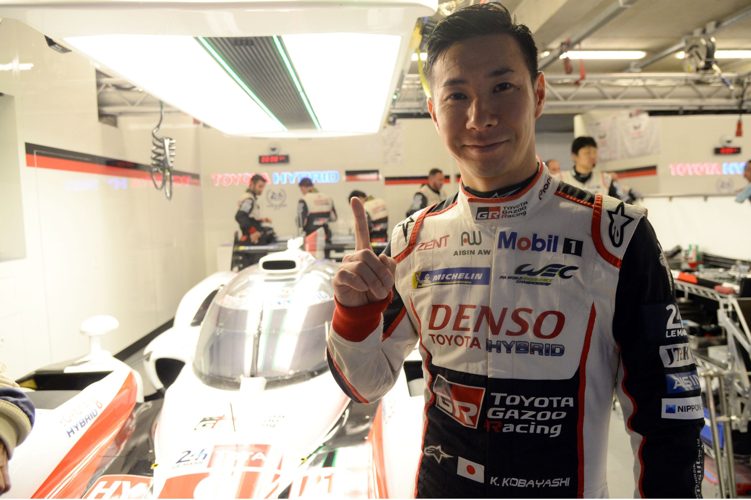 Kamui Kobayashi improved on his overnight pole position time (AFP/Getty)