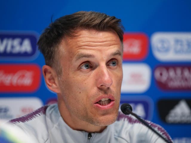 Phil Neville, the England women's national team manager