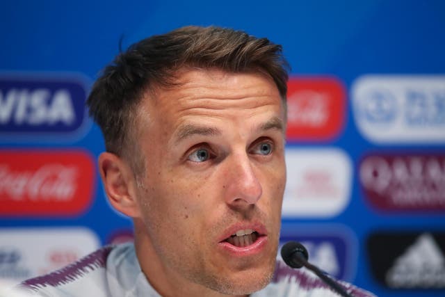 Phil Neville, the England women's national team manager