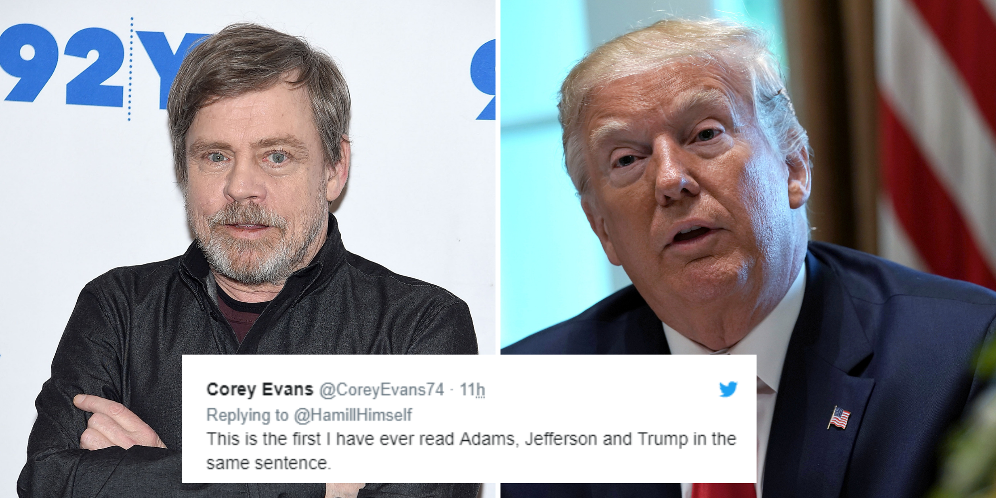 Mark Hamill offers Trump history lesson on foreign interference in US ...