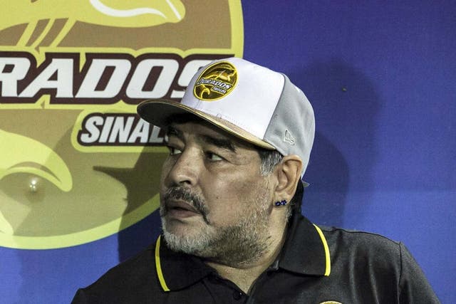 Maradona is leaving Dorados
