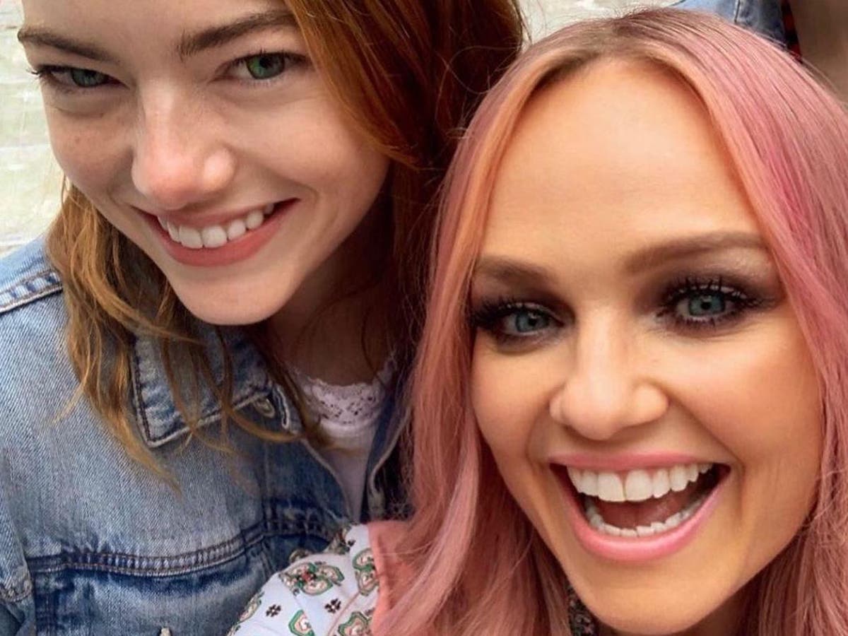 Spice Girls: Emma Stone meets Emma Bunton at Wembley Stadium show on UK tour