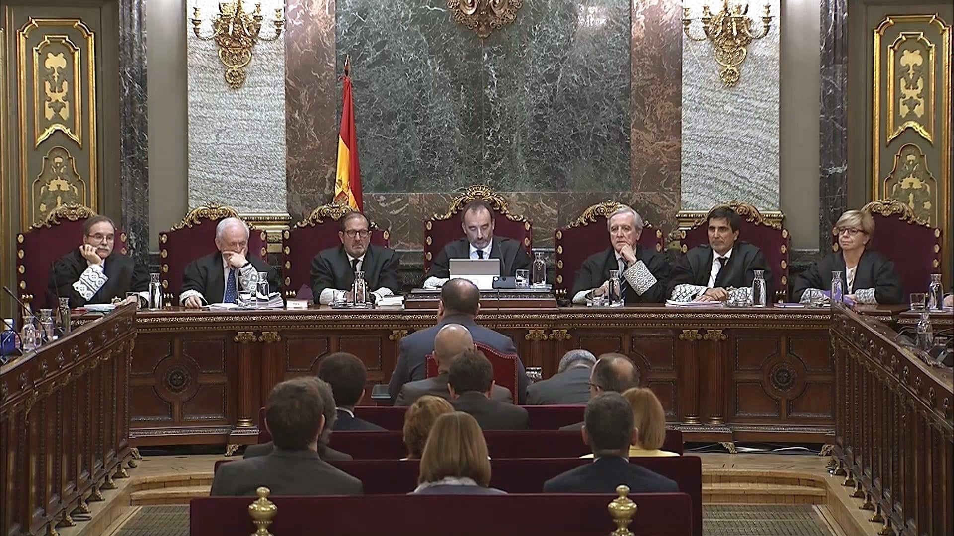 Oriol Junqueras at the Spanish supreme court