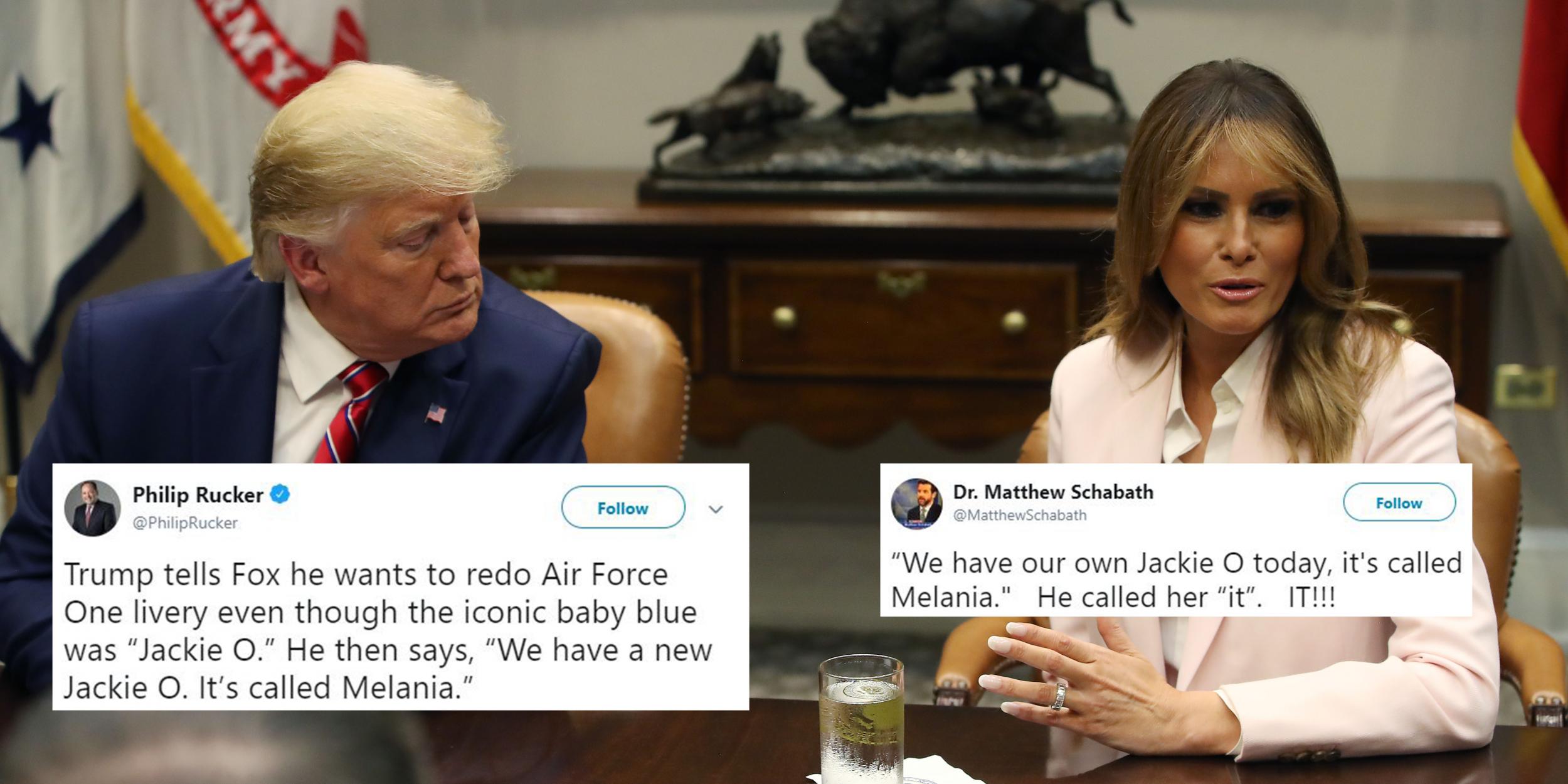 Donald Trump Compares Melania To Jackie O During Fox And Friends ...