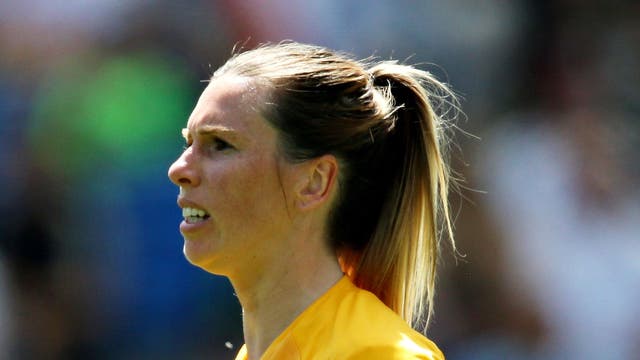 Making her majour tournament debut at the age of 31 after four summers away with England. A few nervous moments, as may be expected.