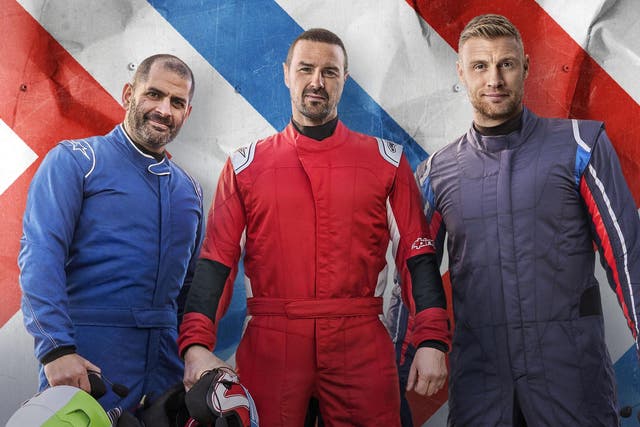 ‘Top Gear’ presenters (from left) Chris Harris, Paddy McGuinness and Freddie Flintoff