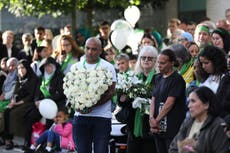 Huge crowd marches in silence on second anniversary of Grenfell blaze