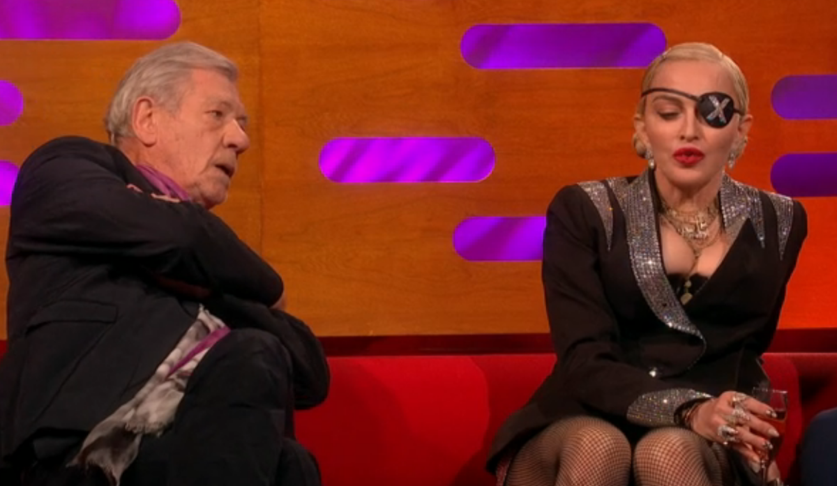 Madonna criticised for ‘rude’ interactions with Sir Ian McKellen on ‘The Graham Norton Show’