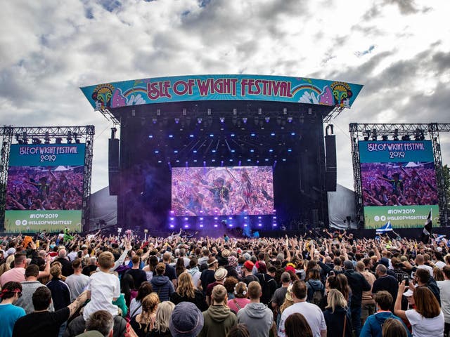 Crowds at Isle of Wight Festival 2019