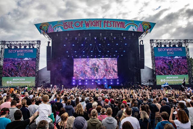 Crowds at Isle of Wight Festival 2019